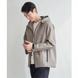 グレージュ | 撥水メランジ ジップマウンテンパーカー【親子コーデ】 | ikka 