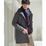 チャコール | sorona(R) 3WAYロングコート | ikka