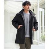 ブラック | sorona(R) 3WAYロングコート | ikka