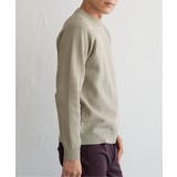 GOKU楽ニット鹿の子クルーネック | ikka | 詳細画像10