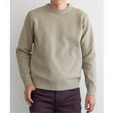 GOKU楽ニット鹿の子クルーネック | ikka | 詳細画像12