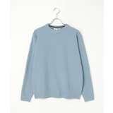 GOKU楽ニット鹿の子クルーネック | ikka | 詳細画像13