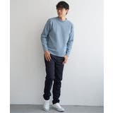 GOKU楽ニット鹿の子クルーネック | ikka | 詳細画像3