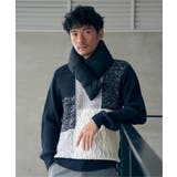 ブロックスメランジジャカードニット | ikka | 詳細画像3