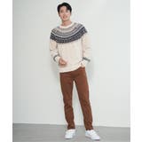 モール求心柄ニット | ikka  | 詳細画像9 