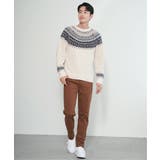 モール求心柄ニット | ikka  | 詳細画像10 