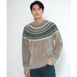 モール求心柄ニット | ikka  | 詳細画像11 