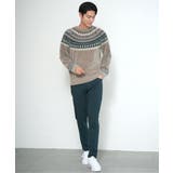 モール求心柄ニット | ikka  | 詳細画像12 