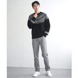 モール求心柄ニット | ikka  | 詳細画像15 