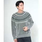 モール求心柄ニット | ikka  | 詳細画像17 