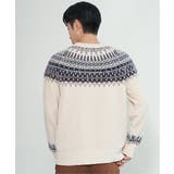 モール求心柄ニット | ikka  | 詳細画像21 