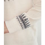 モール求心柄ニット | ikka  | 詳細画像23 