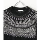 モール求心柄ニット | ikka  | 詳細画像26 