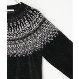 モール求心柄ニット | ikka  | 詳細画像27 