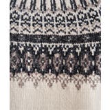 モール求心柄ニット | ikka  | 詳細画像33 