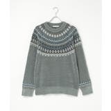 モール求心柄ニット | ikka  | 詳細画像36 