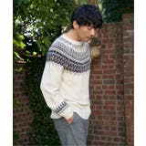 モール求心柄ニット | ikka  | 詳細画像2 