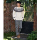 モール求心柄ニット | ikka  | 詳細画像5 