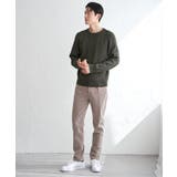 【洗濯機で洗える】ウォッシャブル畦クルーネックニット | ikka  | 詳細画像13 