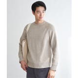 【洗濯機で洗える】ウォッシャブル畦クルーネックニット | ikka  | 詳細画像17 