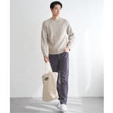 【洗濯機で洗える】ウォッシャブル畦クルーネックニット | ikka  | 詳細画像18 