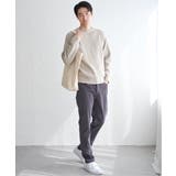 【洗濯機で洗える】ウォッシャブル畦クルーネックニット | ikka  | 詳細画像19 