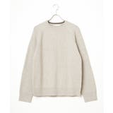 【洗濯機で洗える】ウォッシャブル畦クルーネックニット | ikka  | 詳細画像20 