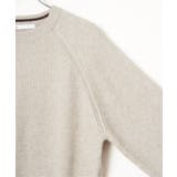 【洗濯機で洗える】ウォッシャブル畦クルーネックニット | ikka  | 詳細画像22 