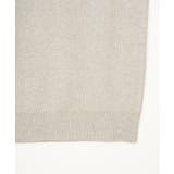 【洗濯機で洗える】ウォッシャブル畦クルーネックニット | ikka  | 詳細画像24 