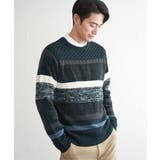 モールミックスボーダーニット | ikka  | 詳細画像8 