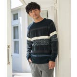 モールミックスボーダーニット | ikka  | 詳細画像2 