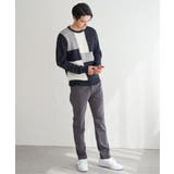 ブロックスクルーネックニット | ikka | 詳細画像12