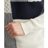 ブロックスクルーネックニット | ikka | 詳細画像17