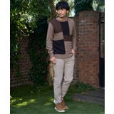 ブロックスクルーネックニット | ikka | 詳細画像5