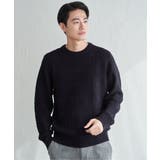 【洗濯機で洗える】ジャカードチェックニット | ikka | 詳細画像11