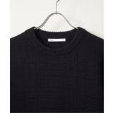 【洗濯機で洗える】ジャカードチェックニット | ikka | 詳細画像22