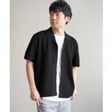 ブラック | 【2点セット】GOKU楽ニットシャツインナーセット | ikka 