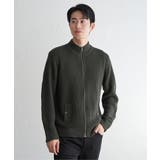 スタンドジップニットブルゾン | ikka  | 詳細画像2 