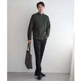 スタンドジップニットブルゾン | ikka  | 詳細画像3 