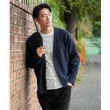 【洗濯機で洗える】GOKU楽ニットカーデインナーセット【2点セット】 | ikka  | 詳細画像14 