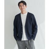 【洗濯機で洗える】GOKU楽ニットカーデインナーセット【2点セット】 | ikka  | 詳細画像19 