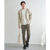 【洗濯機で洗える】GOKU楽ニットカーデインナーセット【2点セット】 | ikka  | 詳細画像25 