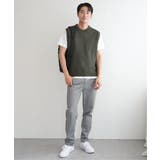 【洗濯機で洗える】GOKU楽ニットカルゼベスト | ikka  | 詳細画像10 