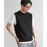 【洗濯機で洗える】GOKU楽ニットカルゼベスト | ikka  | 詳細画像11 