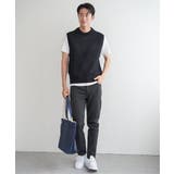 【洗濯機で洗える】GOKU楽ニットカルゼベスト | ikka  | 詳細画像15 