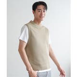 【洗濯機で洗える】GOKU楽ニットカルゼベスト | ikka  | 詳細画像18 