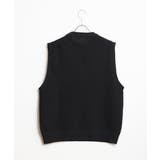 【洗濯機で洗える】GOKU楽ニットカルゼベスト | ikka  | 詳細画像26 