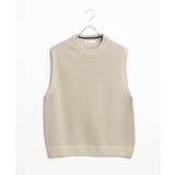 【洗濯機で洗える】GOKU楽ニットカルゼベスト | ikka  | 詳細画像36 