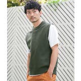 【洗濯機で洗える】GOKU楽ニットカルゼベスト | ikka  | 詳細画像3 