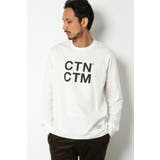 ホワイト | CANTON COTTON MILLS ロゴプリントTシャツ | ikka 
